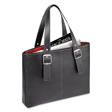Solo Classic Tote, 15.6", 13 3-4" X 17 1-2" X 3 3-4", Black-red freeshipping - TVN Wholesale